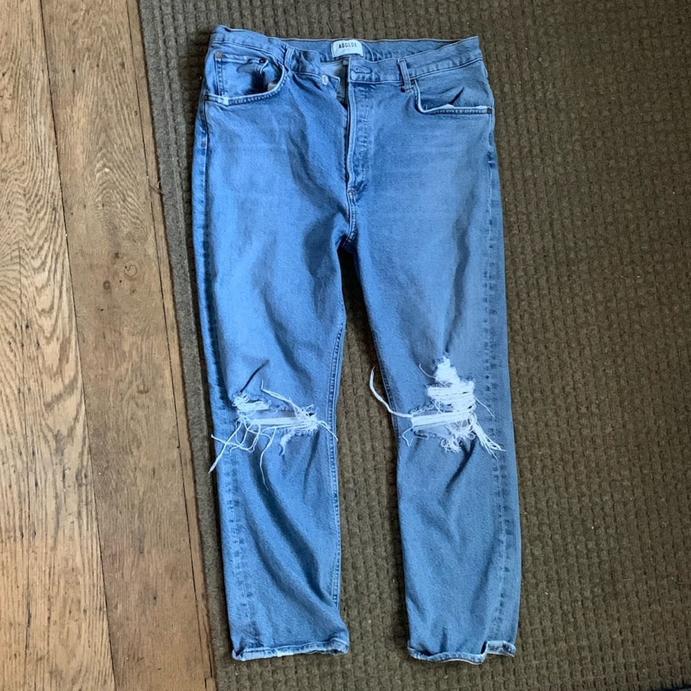 AGOLDE jeans size 32. Excellent shape! Blue